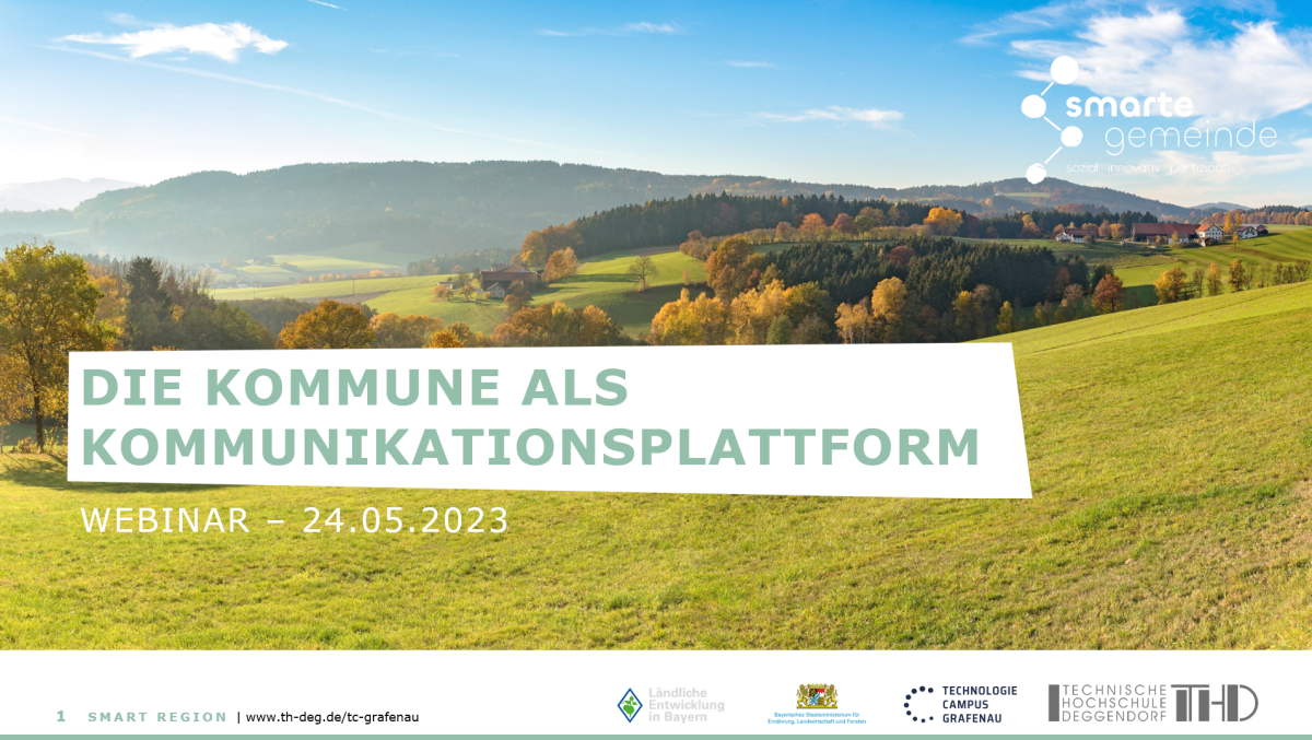 Webinar "Die Kommune als Kommunikationsplattform"