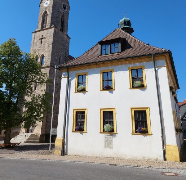 Historisches Rathaus in der Smarten Gemeinde Theres