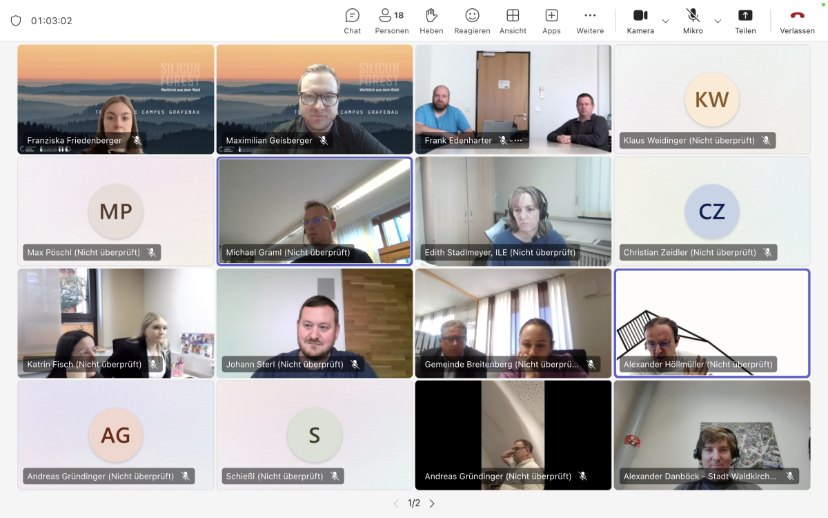 Virtuelles Arbeitstreffen in der ILE Abteiland